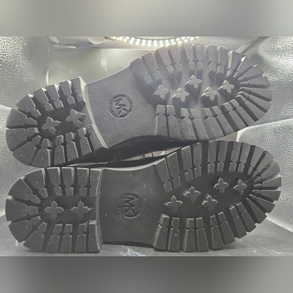 Michael Kors Stark Logo and Leather Combat Boot - Picture 12 of 12